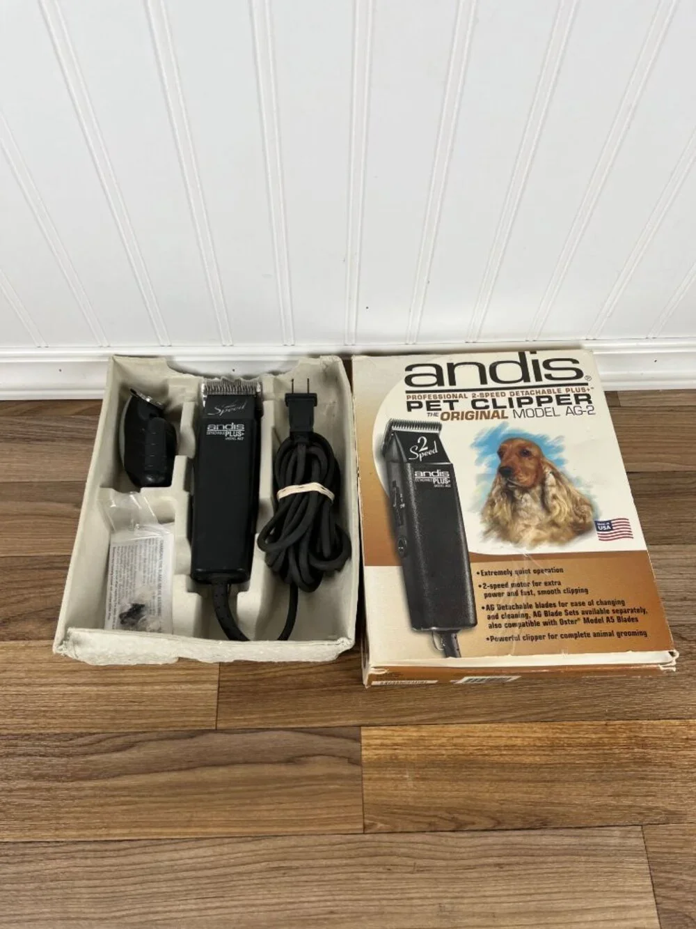 Andis ProClip AG 2-Speed+ Detachable Blade Animal Grooming Clipper